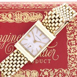 GOLD WITTNAUER DRESS WATCH CA1950S | 14K YELLOW GOLD SQUARE CASE, 17 JEWEL MOVT