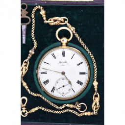 18K Gold John Arnold & Frodsham English Keywind Pocket Watch | Antique 1850 - 1855