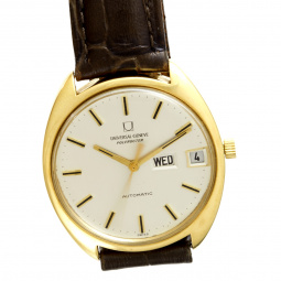 Universal Geneve Polerouter | 18K Gold High Grade Univeral Geneve Polerouter Watch