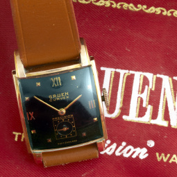 Vintage Gruen Watch | Swiss Wrist Watch with Original Box