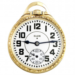 Elgin BW Raymond Cal 571 Railroad Pocket Watch