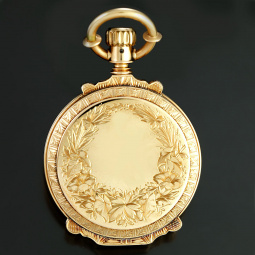 14K Rose Gold Box Hinge Case Elgin Pocket Watch | Antique CA1867