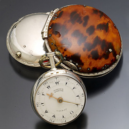 English Prior & Markham Verge Pocket Watch with Three Cased Pair Case