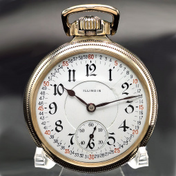 23 Jewel Getty Model Sangamo Special Illinois Railroad Pocket Watch CA1902