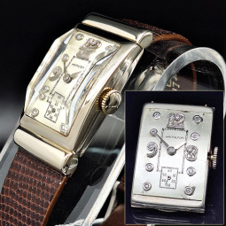 Gold Watch Diamond Dial Hamilton Watch CA1937