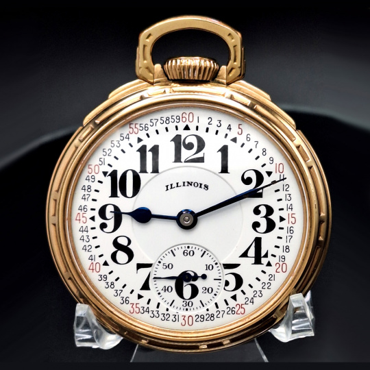 Railroad Pocket Watch | Illinois 161E with Bunn Special Model 181