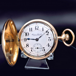 Hampden John Hancock Model Railroad Pocket Watch | 21 Jewel, CA1900