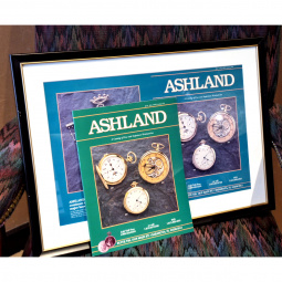 Framed Ashland Watch Catalog Cover with Matching Mint Original Catalog No.16 June - July 1993