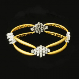 Diamond Bracelet | Luxury 18K Gold Bracelet with Over 4 CTS of Diamonds