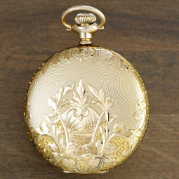 Ball Waltham Commercial Standard 14K Gold Pocket Watch