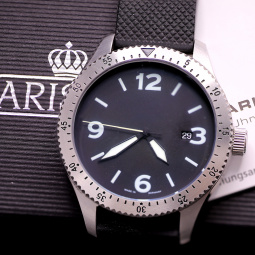Aristo Aviator Wrist Watch with Original Box and Extra Leather Band