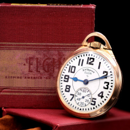 Elgin BW Raymond Grade 571 Railroad Watch with Original Box