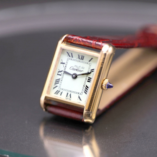Cartier Watch | Woman's Must de Cartier Tank Watch CA1970s