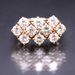 14k Gold Diamond Anniversary Wedding Ring | 1.8 CTW
