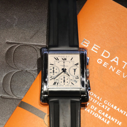 Bedat & Co No.7 Chronograph in Steel  Silver Dial | Swiss Chronograph Watch w/Original Box & Manual