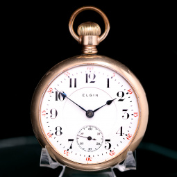 Railroad Watch | Elgin Father Time Pocket Watch CA1908 | 21 Jewel, 18 Size