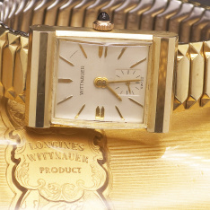 Gold Wittnauer Wrist Watch with Original Box | Vintage Swiss Dress Watch from the 1940s