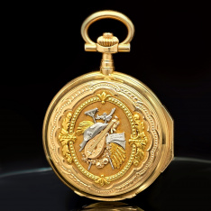 Rare Historic Vacheron & Constantin | 18K Multicolor Gold Hunter Case | Antique 1870s