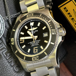 Breitling SuperOcean 44MM A1739102 Watch | Full Set Inner& Outer Box, Papers, Hash Tag & Booklet