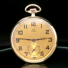 18K Gold Omega Pocket Watch CA1920s