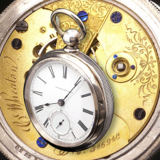G. Wheaton Private Label Illinois Keywind Pocket Watch CA1881