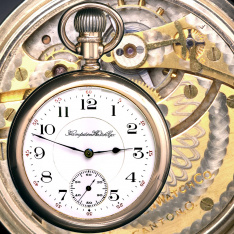 Hampden Pocket Watch CA1912 with 15 Jewel 2-Tone Movement
