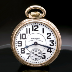 23 Jewel Walthalm Vanguard Railroad Pocket Watch with Marked Dial Pocket Watch CA1943