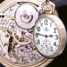 Railroad Watch | Bal Watch Co. (Hamilton) Pocket Watch | Triple Signed Ball Watch Co. Highgrade