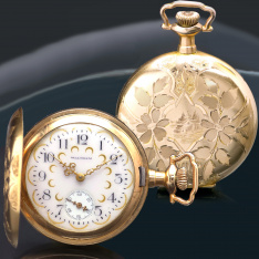 Woman’s 0 Size Hunter Case Waltham Pocket Watch CA1917