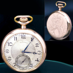 19 Jewel Sterling Model Illinois Pocket Watch