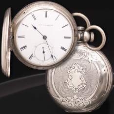 New Era Model Lancaster Watch Co. Hunter Case Pocket Watch CA1881