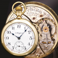 Elgin Veritas Gr. 214 Railroad Pocket Watch | 18 Size, 23 Jewel, CA1902