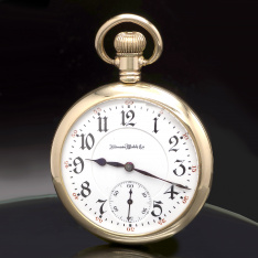 Railroad Watch | 23 Jewel Sangamo Getty Model 5 Illinois Pocket Watch CA1907