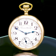 15 Jewel Grade 109 Hampden Pocket Watch CA1916