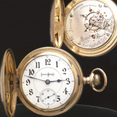 Railroad Watch | 24 Jewel Bunn Special Illinois Hunter Case Pocket Watch CA1902