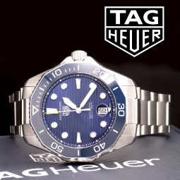 Tag Heuer AquaRacer Professional 300 Wristwatch with Inner & Outer Box, Booklet and Travel Case