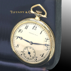 IWC for Tiffany & Co. Pocket Watch with 18K Cresarrow Case | w/Original Box
