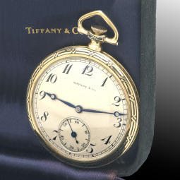 IWC for Tiffany & Co. Pocket Watch with 18K Cresarrow Case | w/Original Box