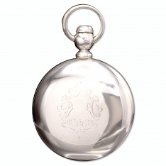 Antique Keywind Keyset Lancaster Pocket Watch CA1880s | 4 OZ. Coin Silver Hunter Case