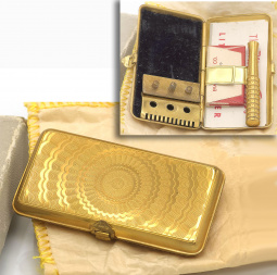 Vintage Miss Evans Little Shaver – Complete with Original Box & Unused Blades, Compact Metal Case