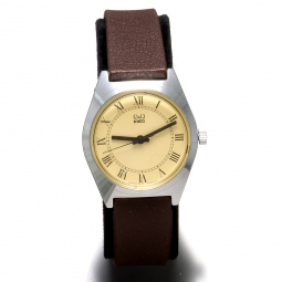 Q & Q Mec 17-Jewel Manual Wind Wrist Watch | Vintage 1950s