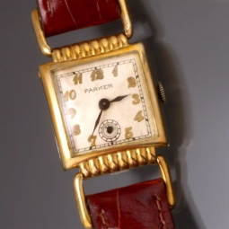 Vintage Parker Flex Lug Gold Filled Watch CA1940s