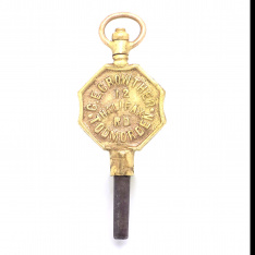 Antique Pocket Watch Key Size 2 | G.E. Crowther 12 Halifax Rd. Todmorden Watchmaker & Jewelry