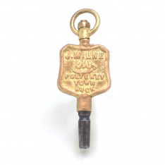 Antique Pocket Watch Key, Size 7 | J. Milne Pulteneytown Wick C