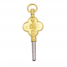 Antique Pocket Watch Key, Size 7 | Hope Bros & Co. Ld. Shanghai Signed