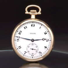 Vintage 1950s Hallmark Pocket Watch | Swiss 17 Jewel Movement
