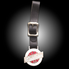 Studebaker Car Co. Fob on Leather Strap – 37mm Wide, 5” Long