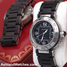 Cartier Pasha Seatimer Ref. 2790 – Men’s Automatic Wristwatch, Circa 2000s, w/ Box & Booklet