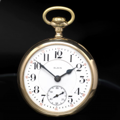 Elgin Father Time Railroad Pocket Watch C. 1921 | 21J 16S