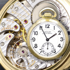 23J 950B Hamilton Railway Special Railroad Pocket Watch Pocket Watch | Triple Signed